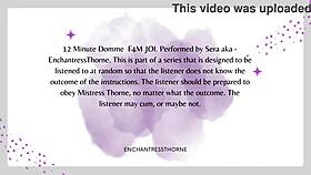 Femdom joi cei session for you 😈