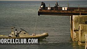 group scene with megan rain and friends