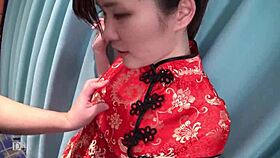 In a private shoot, this Japanese beauty got naughty with a steamy blowjob