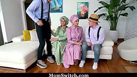 Pristine Edge and Penny Barber teach stepsons MILF fucking in the countryside 😏