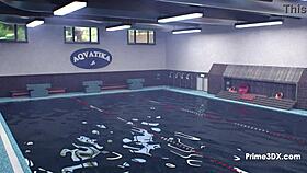 Prime3dx poolside milfs animation with huge cum and big cocks 😍