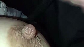 Beautiful blowjob for big natural tits 💦