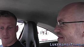 this british brunette gets spitroasted by two guys with monster cocks 😏