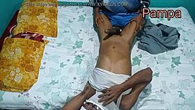 my step brother fucks hard with hindi audio. big tits milf involved.