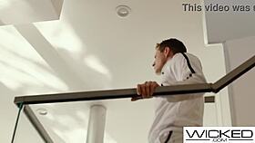 WICKED - FREYA PARKER FUCKS AND RIDES DICK IN CYBERSPACE WITH DEEPTHROAT BLOWJOB LICK DOGGYSTYLE COWGIRL NATURAL TITS