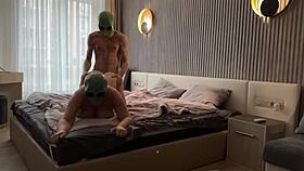 Space Boobs Aliens Teleport to Earth for Halloween Bedroom Action!