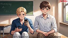 he brought a classmate with huge tits and big cock