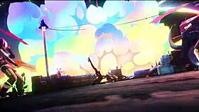 zeneless anime sluts receive creampies in hentai video