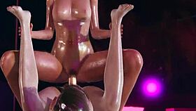 i watch judy alvarez fucking panam palmer in this futa cyberpunk sex tape