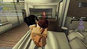 Intense bath time with my wife