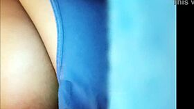 This sexy latina lady is flashing her big boobs and ass for us 😍