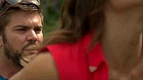 look at that hairy latina pussy under the skirt