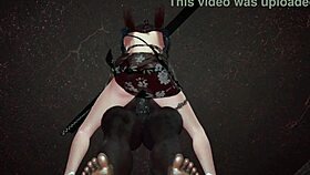 young lady enjoys threesome with two monster cocks