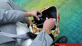 ass banged pornstar bouncing on stiff cock in glamour scene