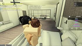 Intense bath time with my wife