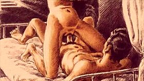 Vintage Erotic Illustrations Tease Retro Anime Hentai Cartoons With Antique Seduction