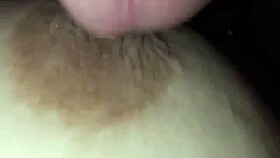 Beautiful blowjob for big natural tits 💦