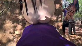 Karol Smith fucks fan in forest!