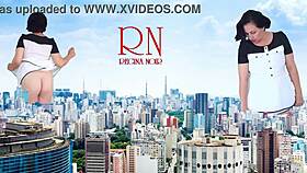 wow a giant lady without panties walks around the city she's as tall as king kong amazing show of a giantess 1