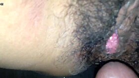 Lovely wife receives hard creampie fucking