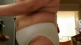 Wife In Kitchen Wearing Big Panties