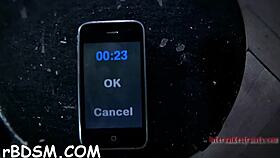 i am the blonde darling who loves masturbating with a dildo in bondage