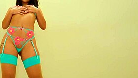 Asian beauty Kimmy Kimm in lingerie seduces Jules Jordan with deepthroat blowjob. Tattooed brunette takes it all.