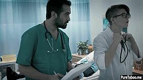 Petite teen 18+ hurt while fucked by nasty doctor's big dick 😩