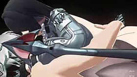 zeneless anime sluts receive creampies in hentai video