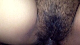 Lovely wife receives hard creampie fucking