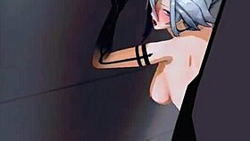 Arlecchino bent over in doggystyle 😏