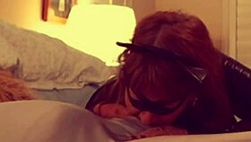 Catgranny DEEPTHROATS Batman in cosplay