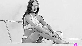 petite teen in amazing lingerie exposes perfect body