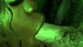 Melody cummings performs intense blowjob in wet shower scene