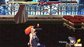 Jessica battles Warugiria in paid hentai sex scene