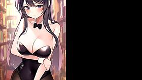 Sakurajima Mai As Bunny Girl In Hentai Compilation Rule 34