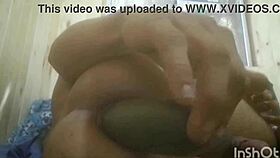 Chubby Gay Amateur Performs Anal Sex and Squirts on Webcam