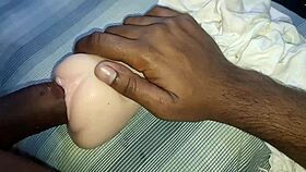 Gay Man Inserts Cock Into Tight Doll Hole