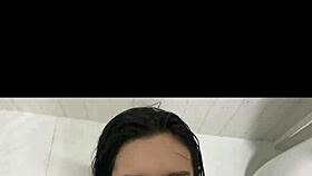 homemade pov sex in bathroom ends with cum on face