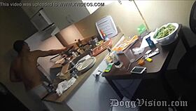 at the wild party, qos hot wives took on an interracial blowbang spectacle