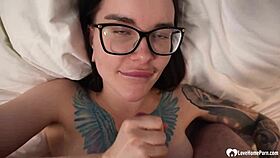 Nerdy Babe Loves Hard Cock