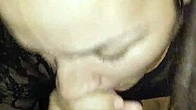 she casually sucks on that cock in a deepthroat session