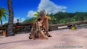 feeling the ultimate sexy ecchi in christie dress from dead or alive 5