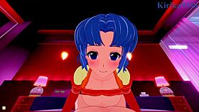 Excellen Browning and Kusuha Mizuha in Super Robot Wars Impact Alpha POV Hentai