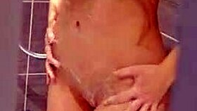 Awkward step-son finds emotional release with experienced MILF in shower