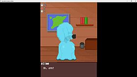 this slime training session turned into femdom creampie fun