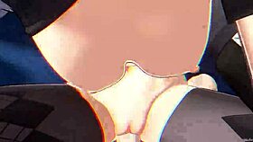 zeneless anime sluts receive creampies in hentai video