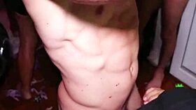 The first orgy with guys of all types never forgets during full carnival.