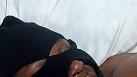Big Tits Ebony Whore Masturbating!