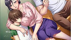 Sobotoboku Ep 1 - Steamy Scene of Drilling My Step Grandma in Wild Game